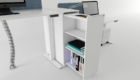 Elektrisch verstellbarer Schreibtischschrank