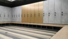 gym lockers and nech in locker room